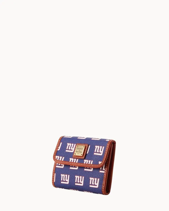 Dooney and Bourke Wallets Women NFL NY Giants Flap Credit Card Wallet Giants Dooney and Bourke Wallets Women NFL NY Giants Flap Credit Card Wallet Giants