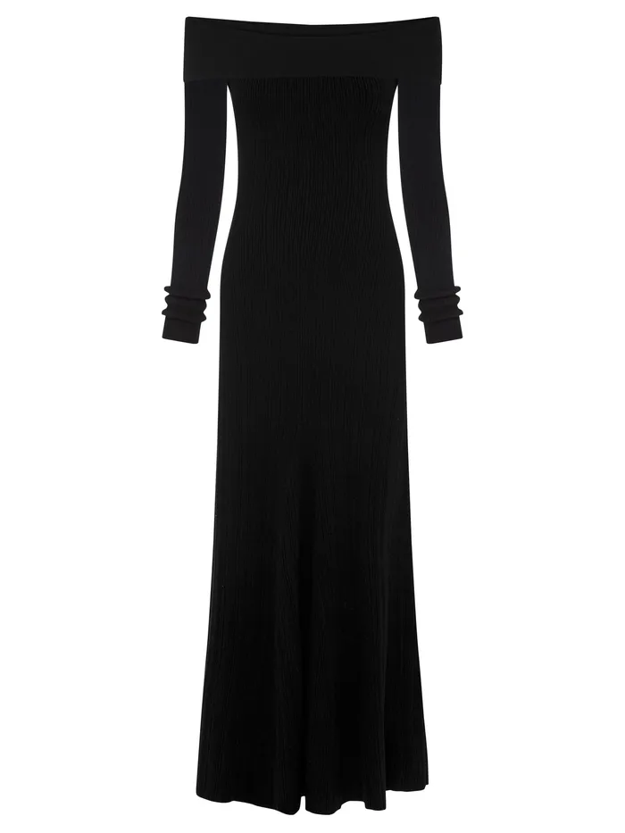 Dresses Anna Quan 8211 Marla Dress in Black Raven The UNDONE Women