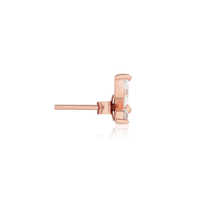 Earrings Women Rose Gold Marquise Stud Earrings Olivia Burton