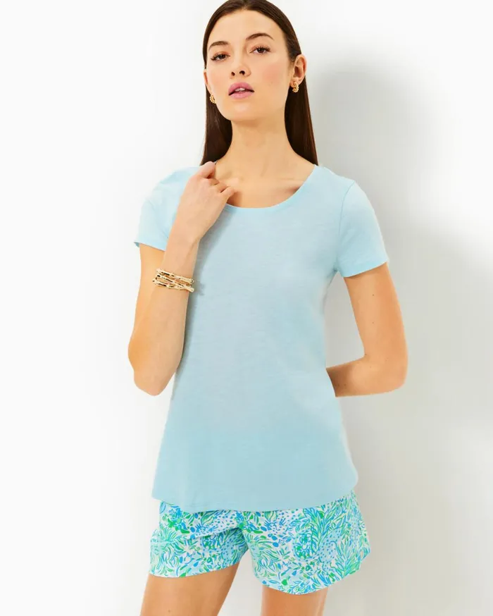 Etta Scoop Neck Top Mizner Red Seaside Harbour Women Lilly Pulitzer Tops Etta Scoop Neck Top Mizner Red Seaside Harbour Women Lilly Pulitzer Tops