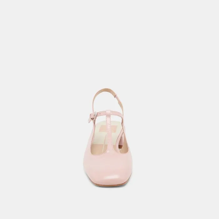 Flats and Loafers Women Dolce Vita Deidra Flats Pink Crinkle Patent Leather