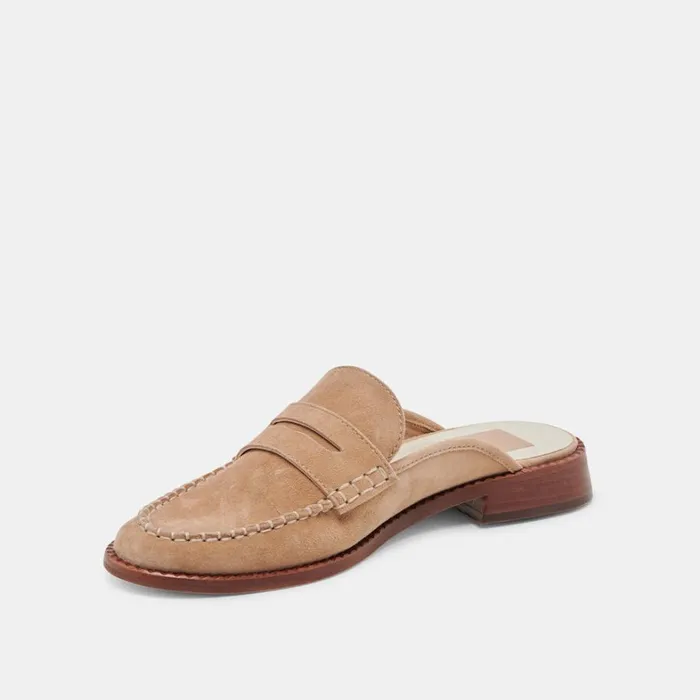 Flats and Loafers Women Dolce Vita Havan Loafers Camel Suede