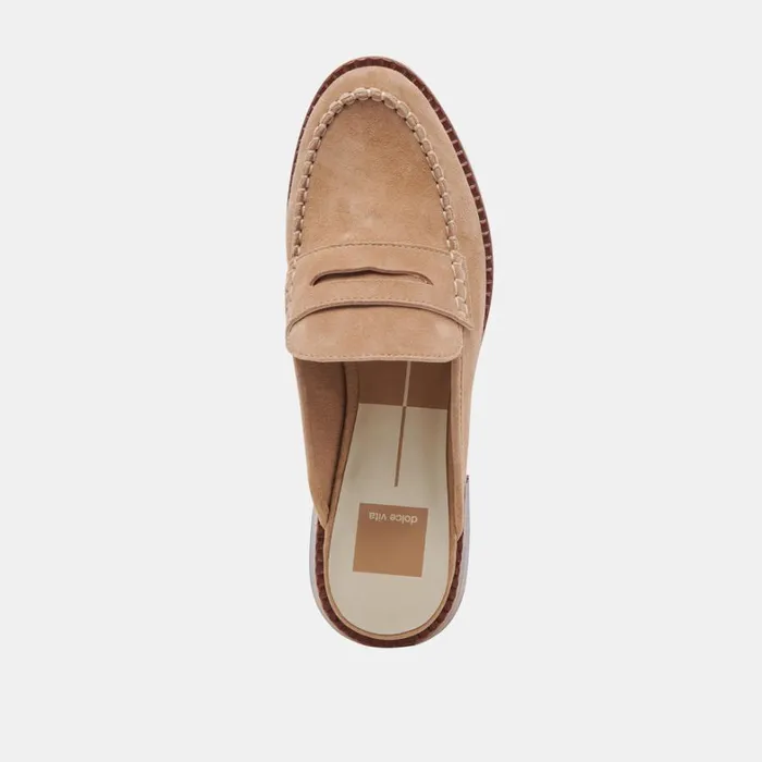 Flats and Loafers Women Dolce Vita Havan Loafers Camel Suede