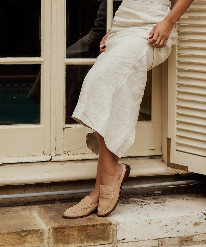 Flats and Loafers Women Dolce Vita Havan Loafers Camel Suede