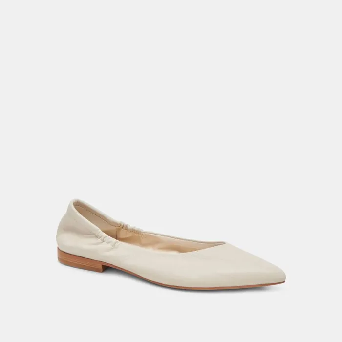 Flats and Loafers Women Dolce Vita Nadav Ballet Flats Ivory Leather