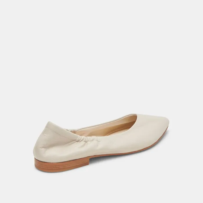 Flats and Loafers Women Dolce Vita Nadav Ballet Flats Ivory Leather