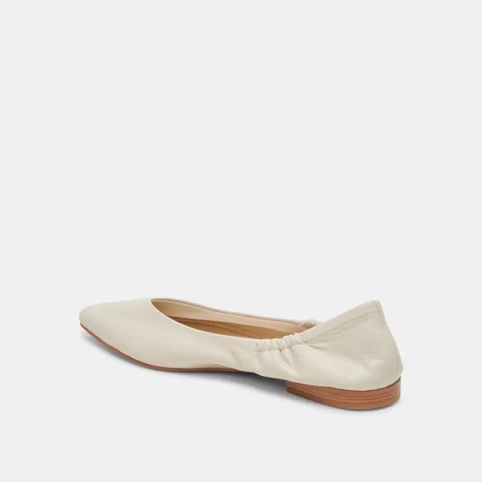 Flats and Loafers Women Dolce Vita Nadav Ballet Flats Ivory Leather