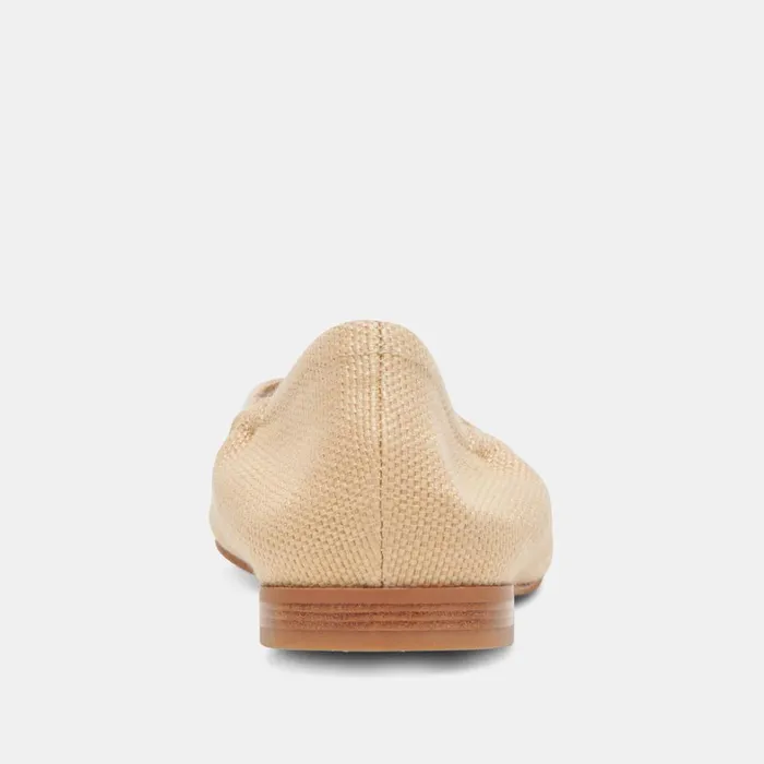 Flats and Loafers Women Dolce Vita Nadav Ballet Flats Lt Natural Raffia