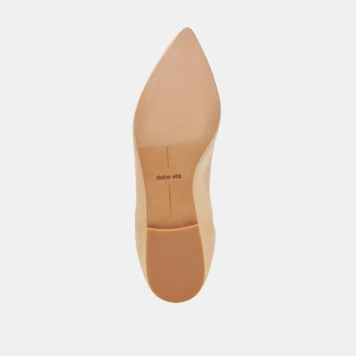 Flats and Loafers Women Dolce Vita Nadav Ballet Flats Lt Natural Raffia