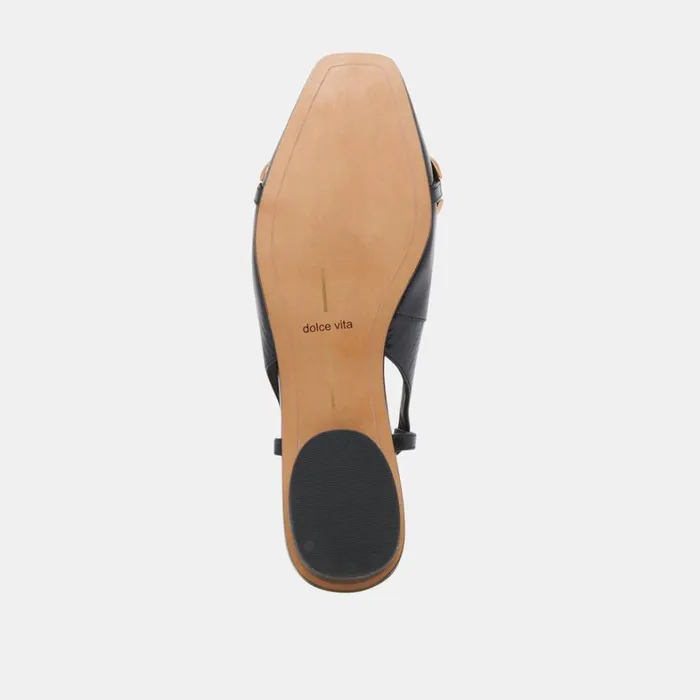 Flats and Loafers Women Dolce Vita Ramano Flats Midnight Crinkle Patent