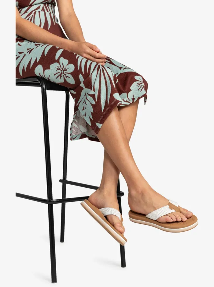 Flip Flops Women Roxy Colbee Hi Sandals Natural
