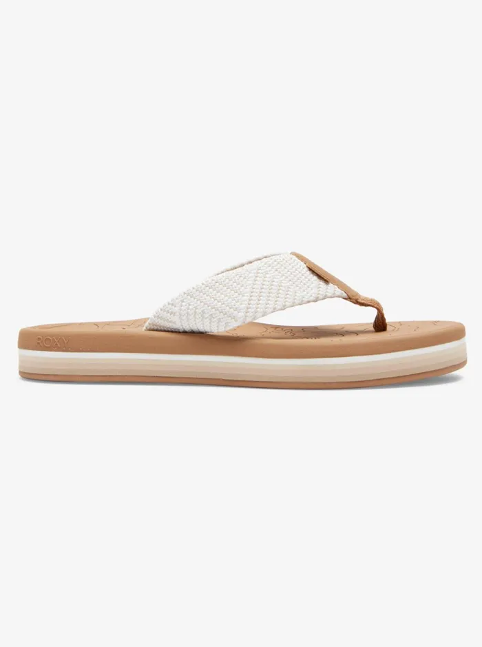 Flip Flops Women Roxy Colbee Hi Sandals Natural