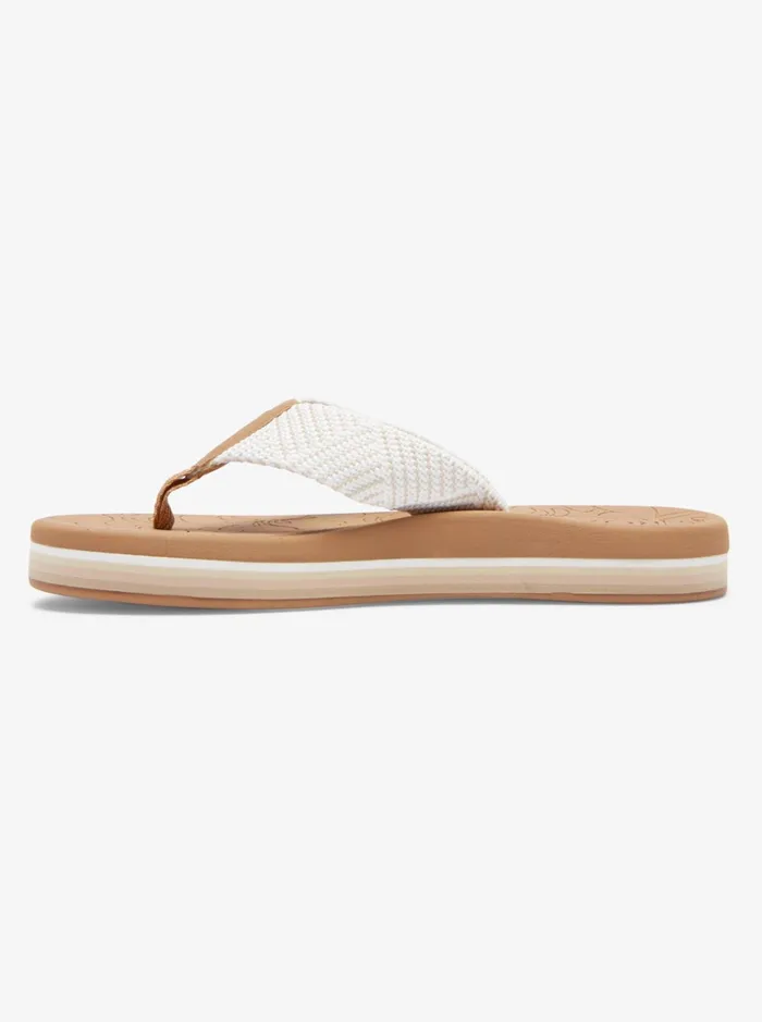 Flip Flops Women Roxy Colbee Hi Sandals Natural