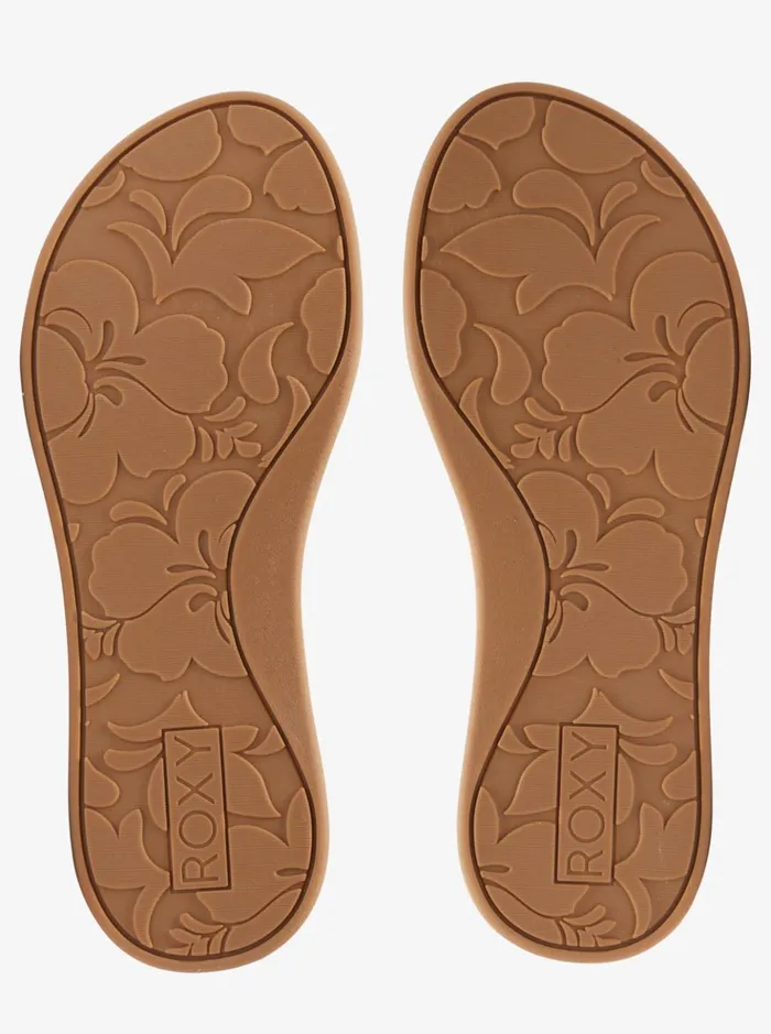 Flip Flops Women Roxy Colbee Hi Sandals Whiteorangepink