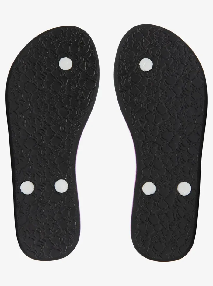 Flip Flops Women Roxy Portofino FlipFlops Blackpurpleorange