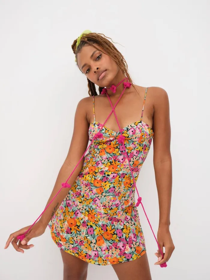 For Love and Lemons Dresses Deena Mini Dress Multi 8211 Women For Love and Lemons Dresses Deena Mini Dress Multi 8211 Women