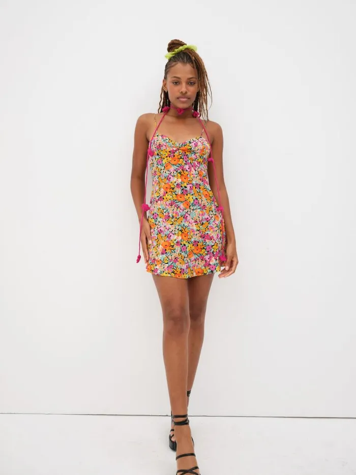 For Love and Lemons Dresses Deena Mini Dress Multi 8211 Women For Love and Lemons Dresses Deena Mini Dress Multi 8211 Women