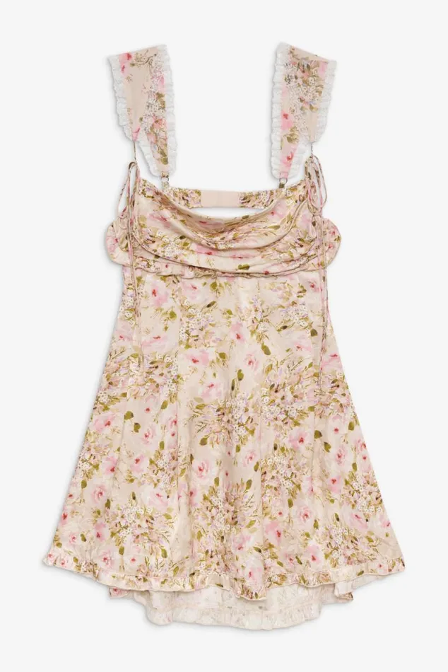 For Love and Lemons Dresses Holland Mini Dress Neutral 8211 Women For Love and Lemons Dresses Holland Mini Dress Neutral 8211 Women