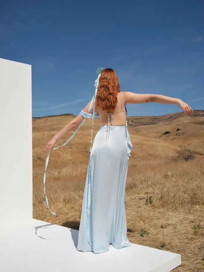 For Love and Lemons Dresses James Maxi Dress Blue 8211 Women For Love and Lemons Dresses James Maxi Dress Blue 8211 Women