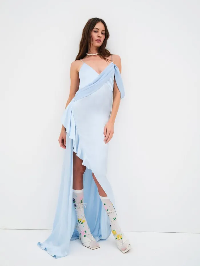 For Love and Lemons Dresses James Maxi Dress Blue 8211 Women For Love and Lemons Dresses James Maxi Dress Blue 8211 Women
