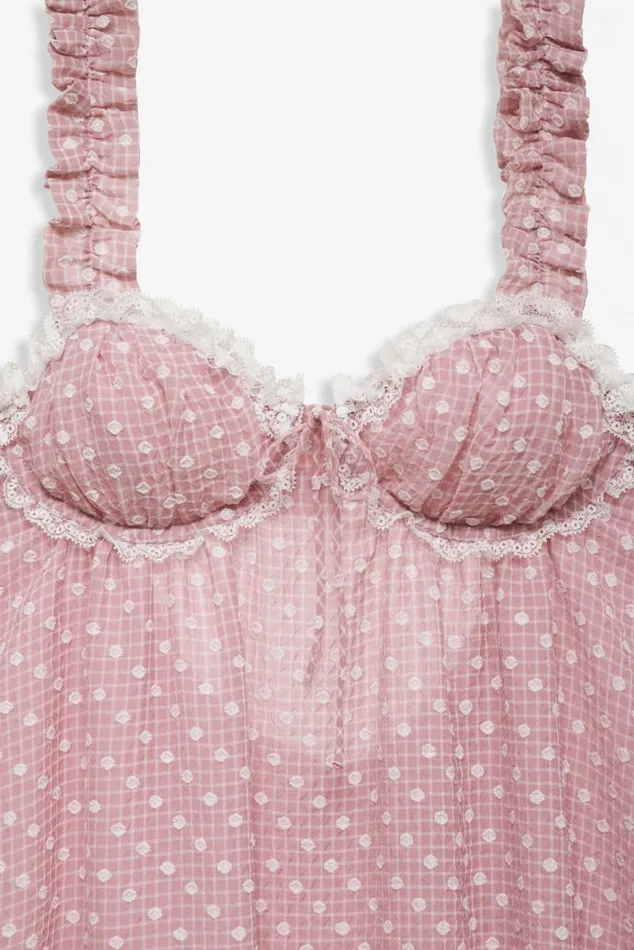 For Love and Lemons Dresses Melanie Mini Dress Pink 8211 Women For Love and Lemons Dresses Melanie Mini Dress Pink 8211 Women