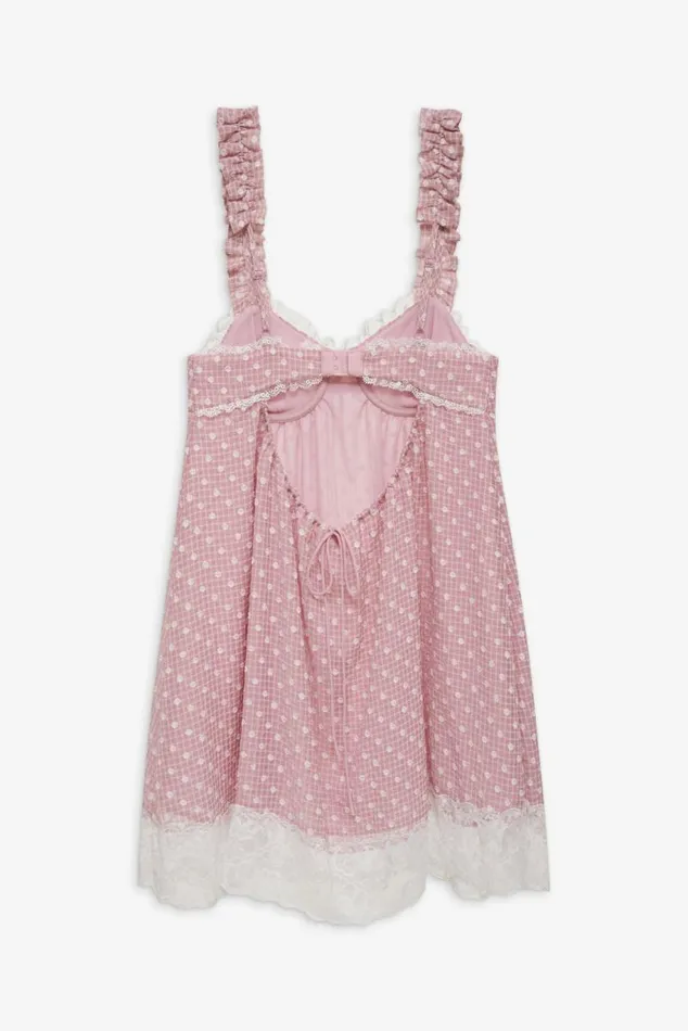 For Love and Lemons Dresses Melanie Mini Dress Pink 8211 Women For Love and Lemons Dresses Melanie Mini Dress Pink 8211 Women