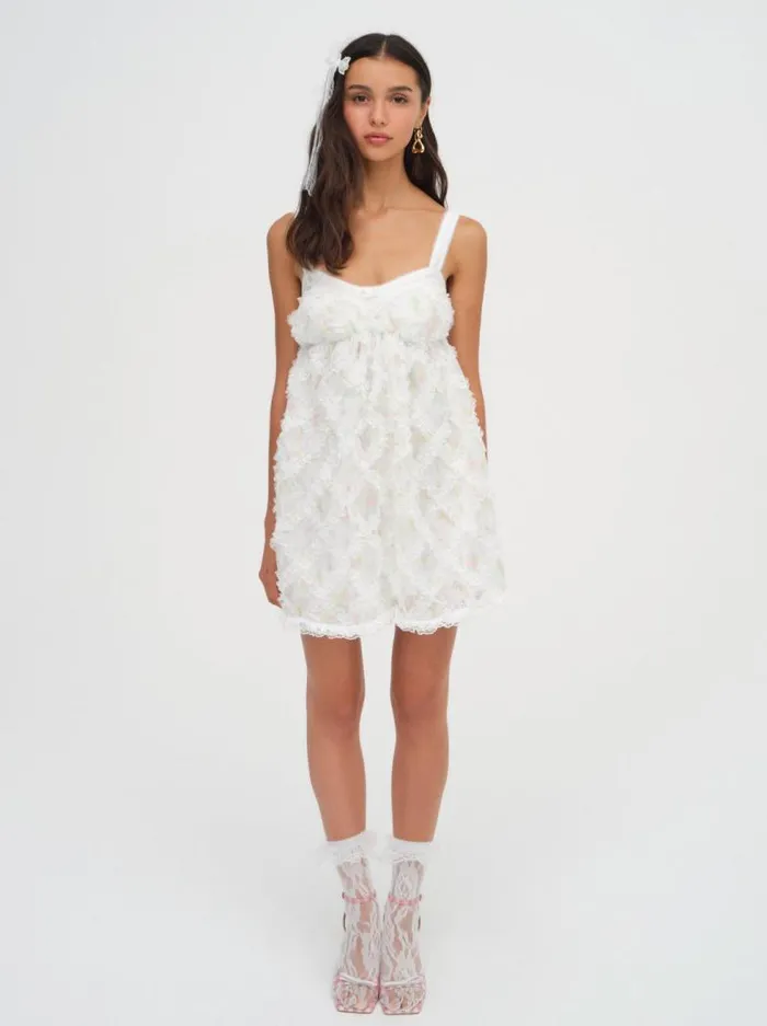 For Love and Lemons Dresses Nova Mini Dress White 8211 Women For Love and Lemons Dresses Nova Mini Dress White 8211 Women