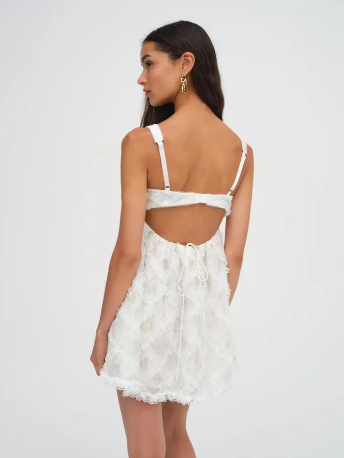 For Love and Lemons Dresses Nova Mini Dress White 8211 Women For Love and Lemons Dresses Nova Mini Dress White 8211 Women