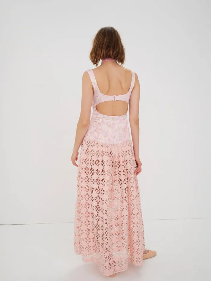 For Love and Lemons Dresses Silvia Maxi Dress Pink 8211 Women For Love and Lemons Dresses Silvia Maxi Dress Pink 8211 Women