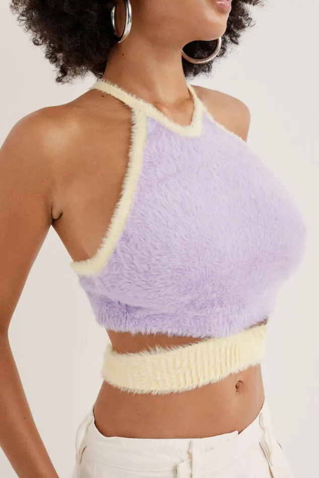 For Love and Lemons Tops Maureen Cut Out Top Purple 8211 Women For Love and Lemons Tops Maureen Cut Out Top Purple 8211 Women