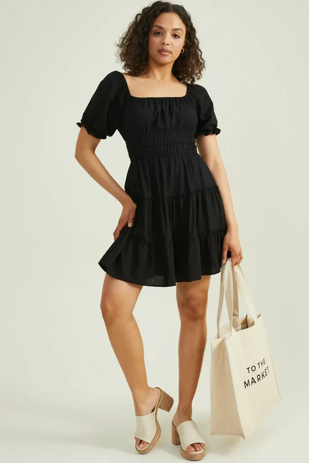 Gertrude Puff Sleeve Dress Women Mini Altar8217d State