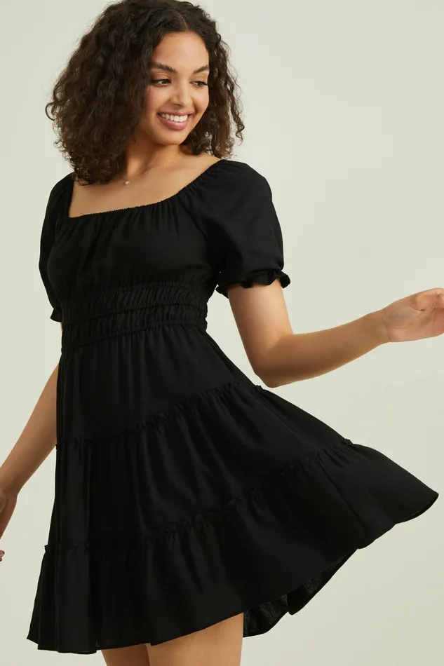 Gertrude Puff Sleeve Dress Women Mini Altar8217d State