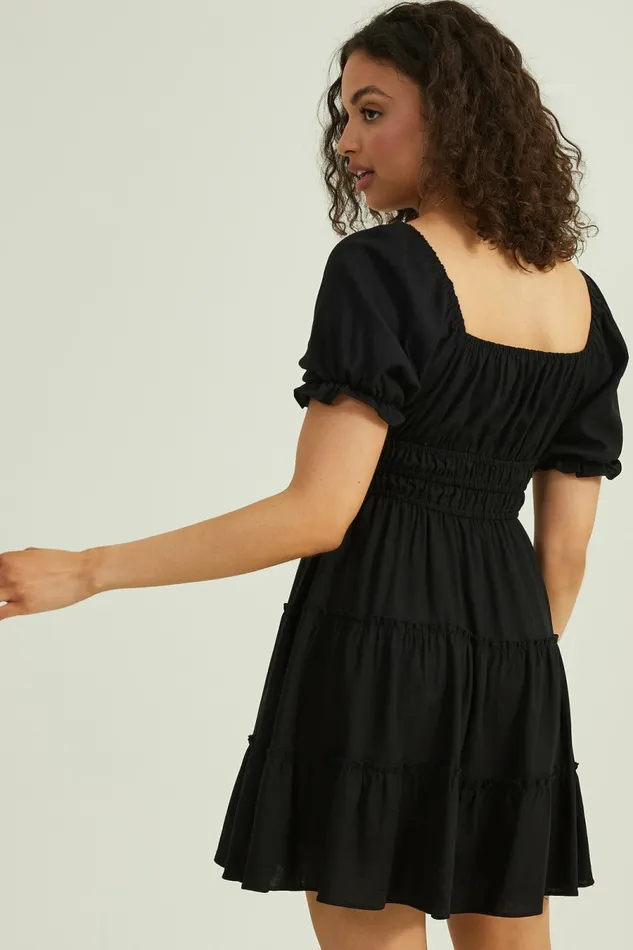 Gertrude Puff Sleeve Dress Women Mini Altar8217d State