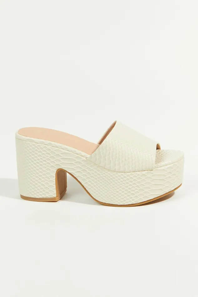 Giza Snakeskin Platform Heels Heels Altar8217d State Women