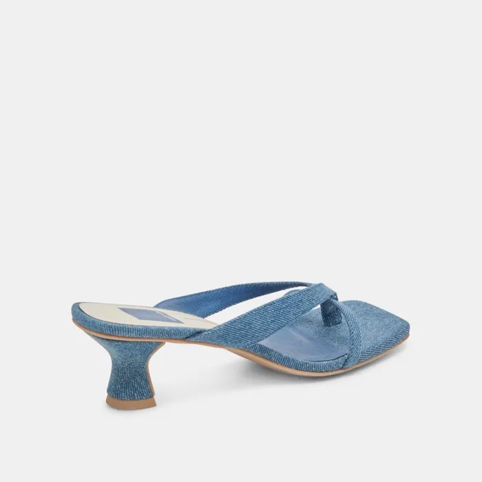 Heels Women Dolce Vita Brevel Heels Blue Denim