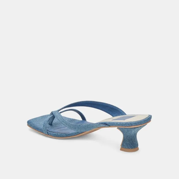Heels Women Dolce Vita Brevel Heels Blue Denim