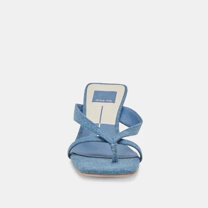 Heels Women Dolce Vita Brevel Heels Blue Denim