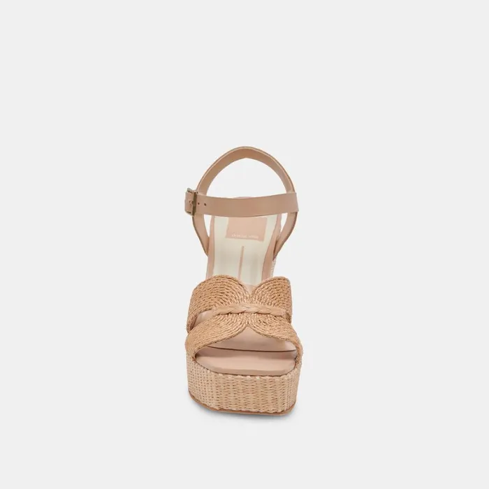 Heels Women Dolce Vita Cale Heels Lt Natural Raffia
