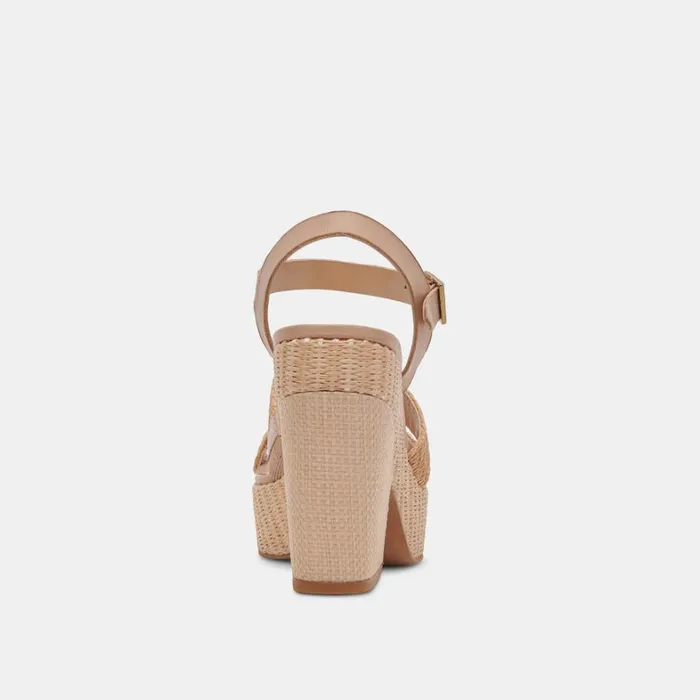 Heels Women Dolce Vita Cale Heels Lt Natural Raffia
