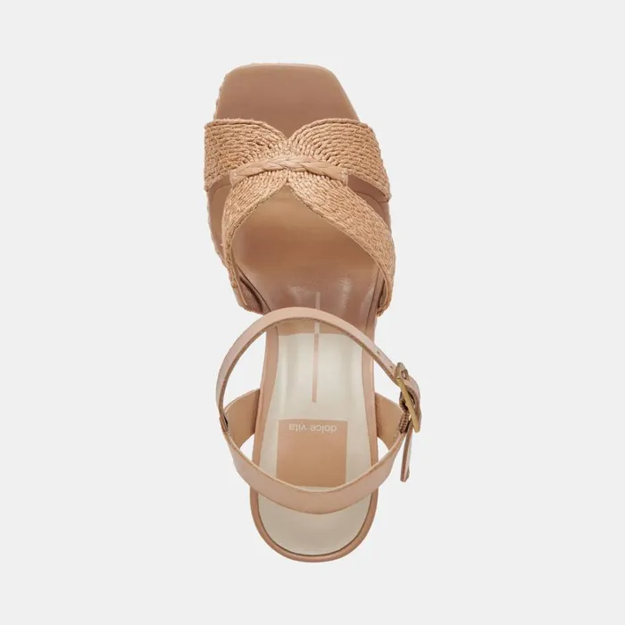 Heels Women Dolce Vita Cale Heels Lt Natural Raffia