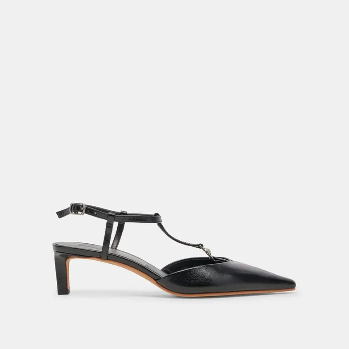 Heels Women Dolce Vita Lavon Heels Black Leather