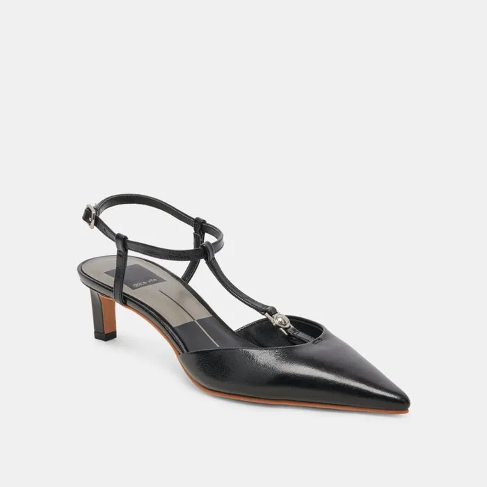 Heels Women Dolce Vita Lavon Heels Black Leather