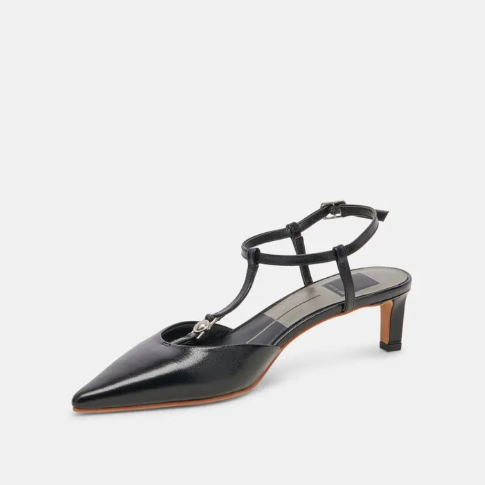 Heels Women Dolce Vita Lavon Heels Black Leather
