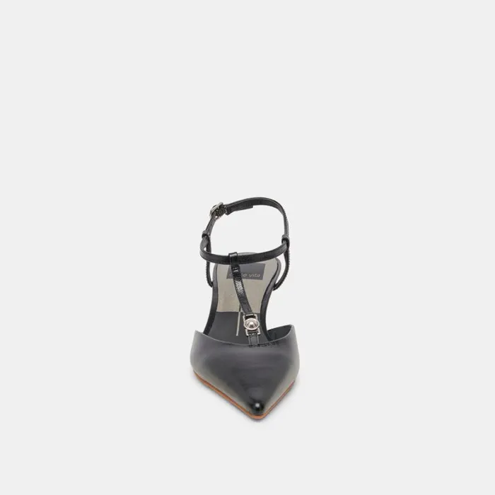 Heels Women Dolce Vita Lavon Heels Black Leather