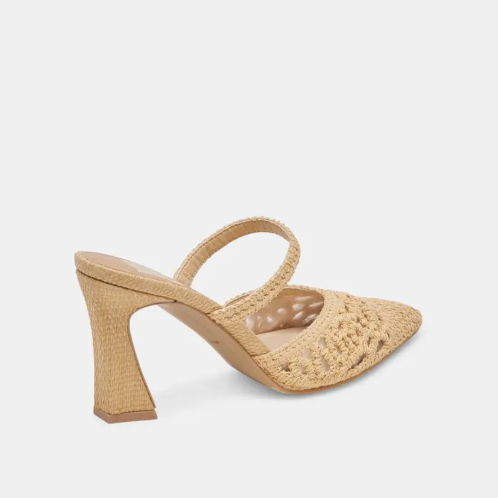 Heels Women Dolce Vita Nassau Heels Natural Raffia