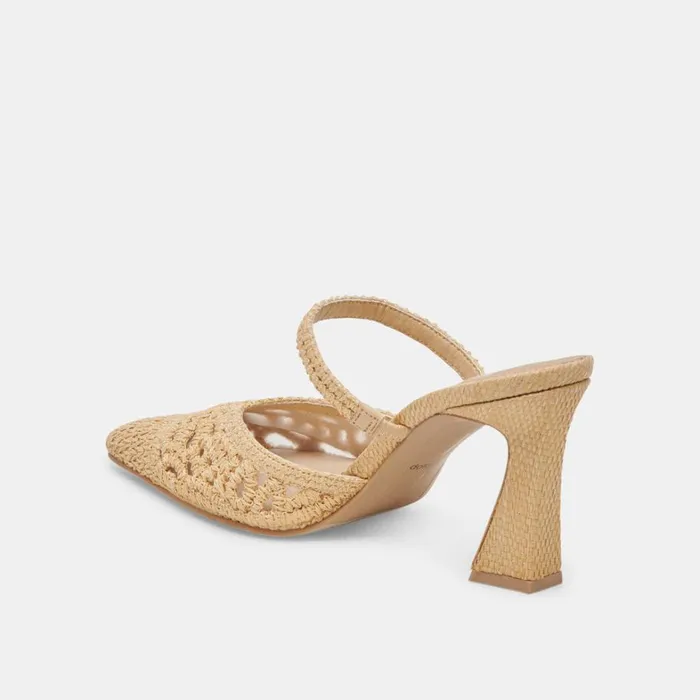 Heels Women Dolce Vita Nassau Heels Natural Raffia