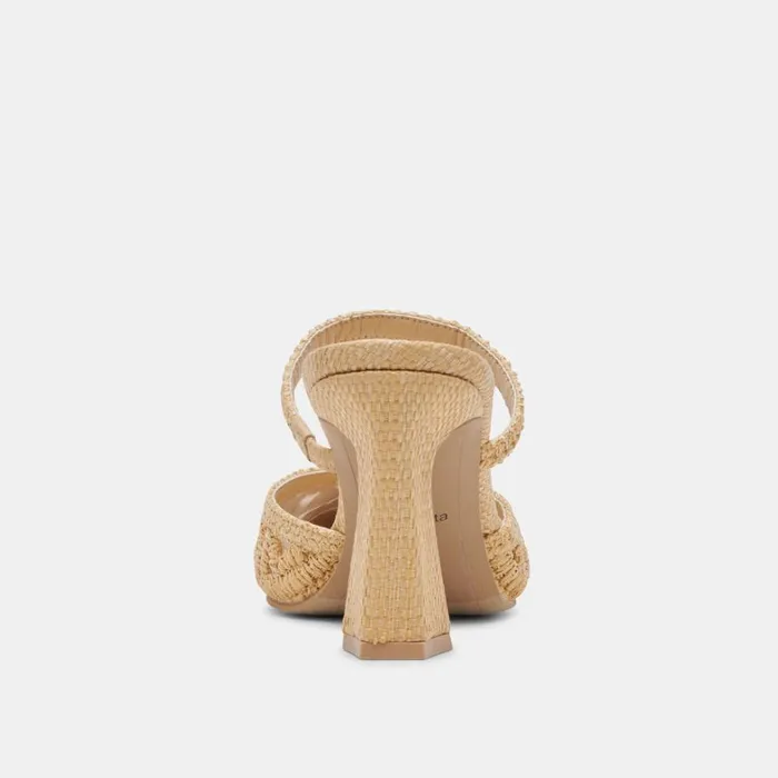 Heels Women Dolce Vita Nassau Heels Natural Raffia