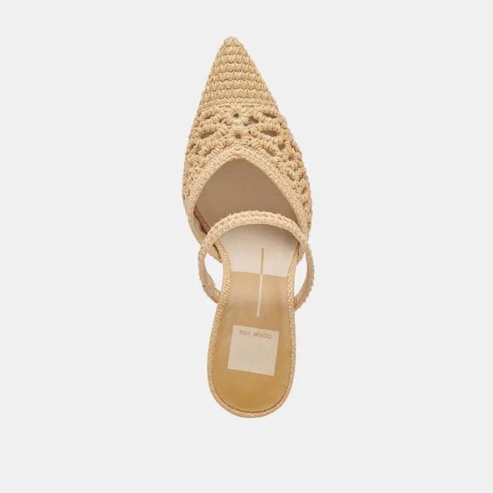 Heels Women Dolce Vita Nassau Heels Natural Raffia