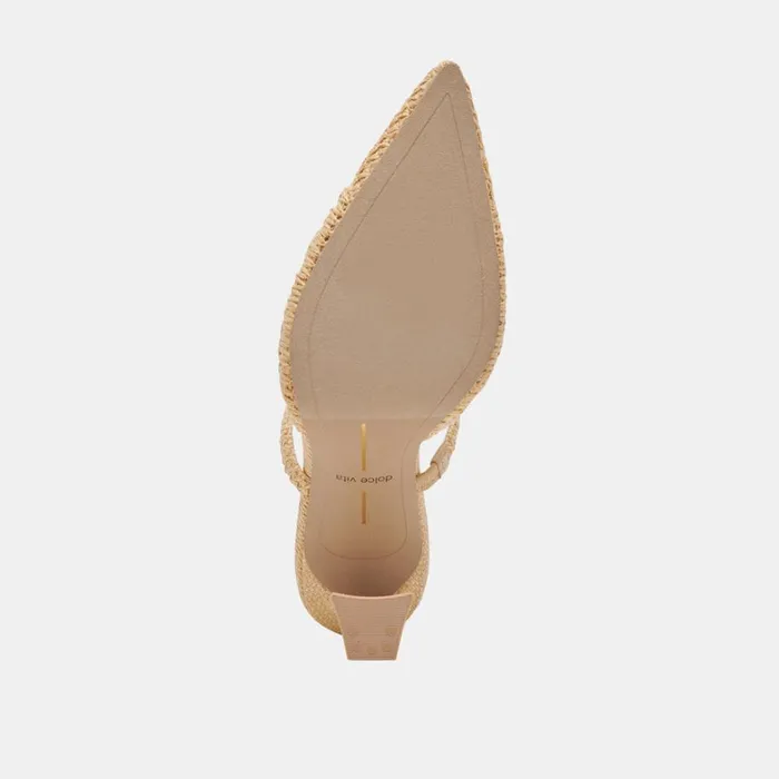 Heels Women Dolce Vita Nassau Heels Natural Raffia