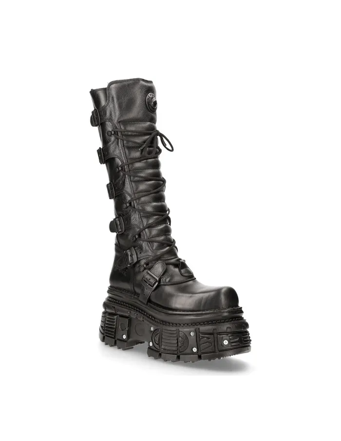 High Boot Black Imperfect M272C38 WomenMen New Rock Boots